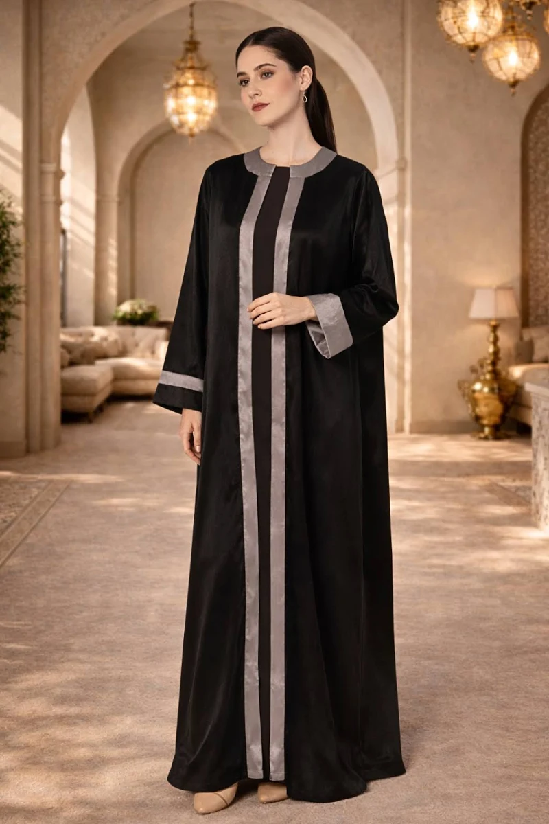 Aluna Velvet Luxe Open Abaya
